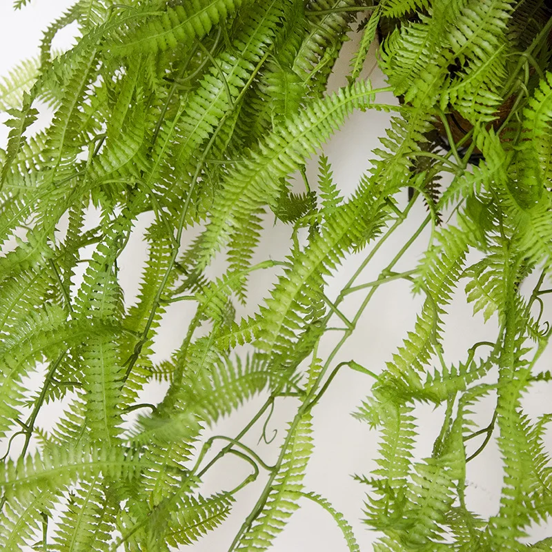 90 CM Vnútorné simulácia rastlín 4 vidličky visí borovica papradie listy domov svadobné dekorácie
