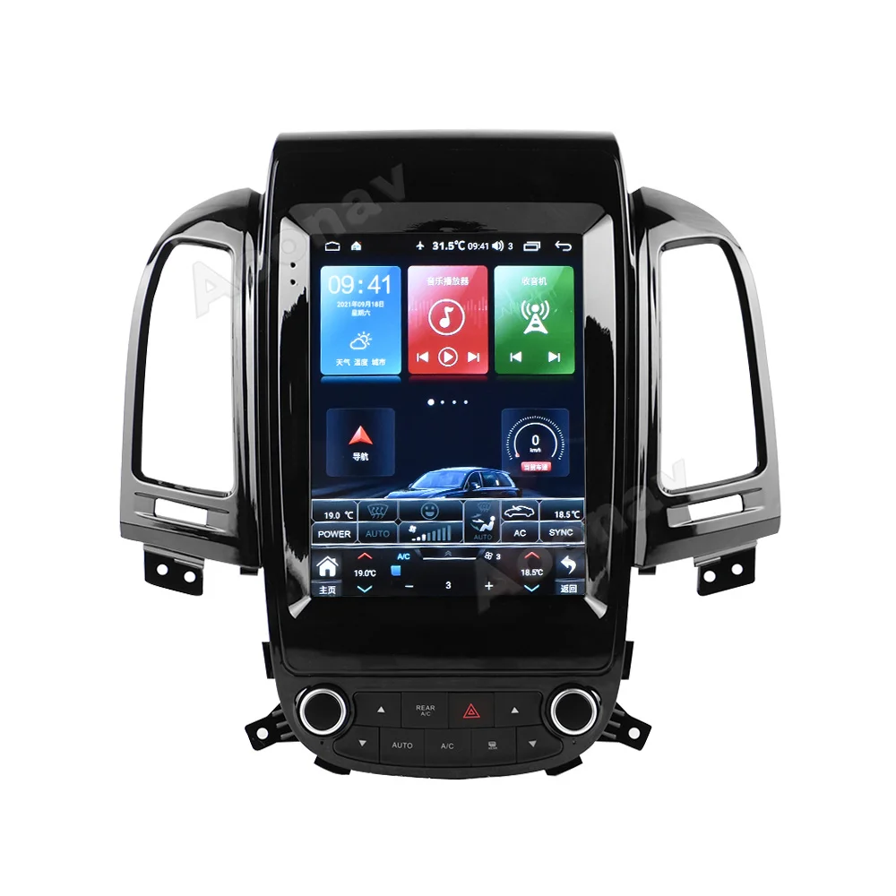 A11 Auta GPS Navigácie Na Hyundai SantaFe 2006-2012 Stereo Rádio Multimediálne DVD Prehrávač Tesla Obrazovke Prijímač 128G