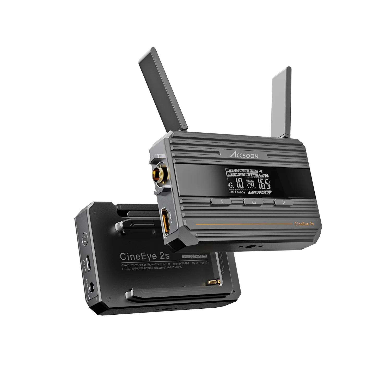 Accsoon Bezdrôtový Prijímač a Vysielač Systému Cineeye 2,2 S 500Ft Mini Wireless Video Vysielač Prenosovej Sústavy 1080P 0