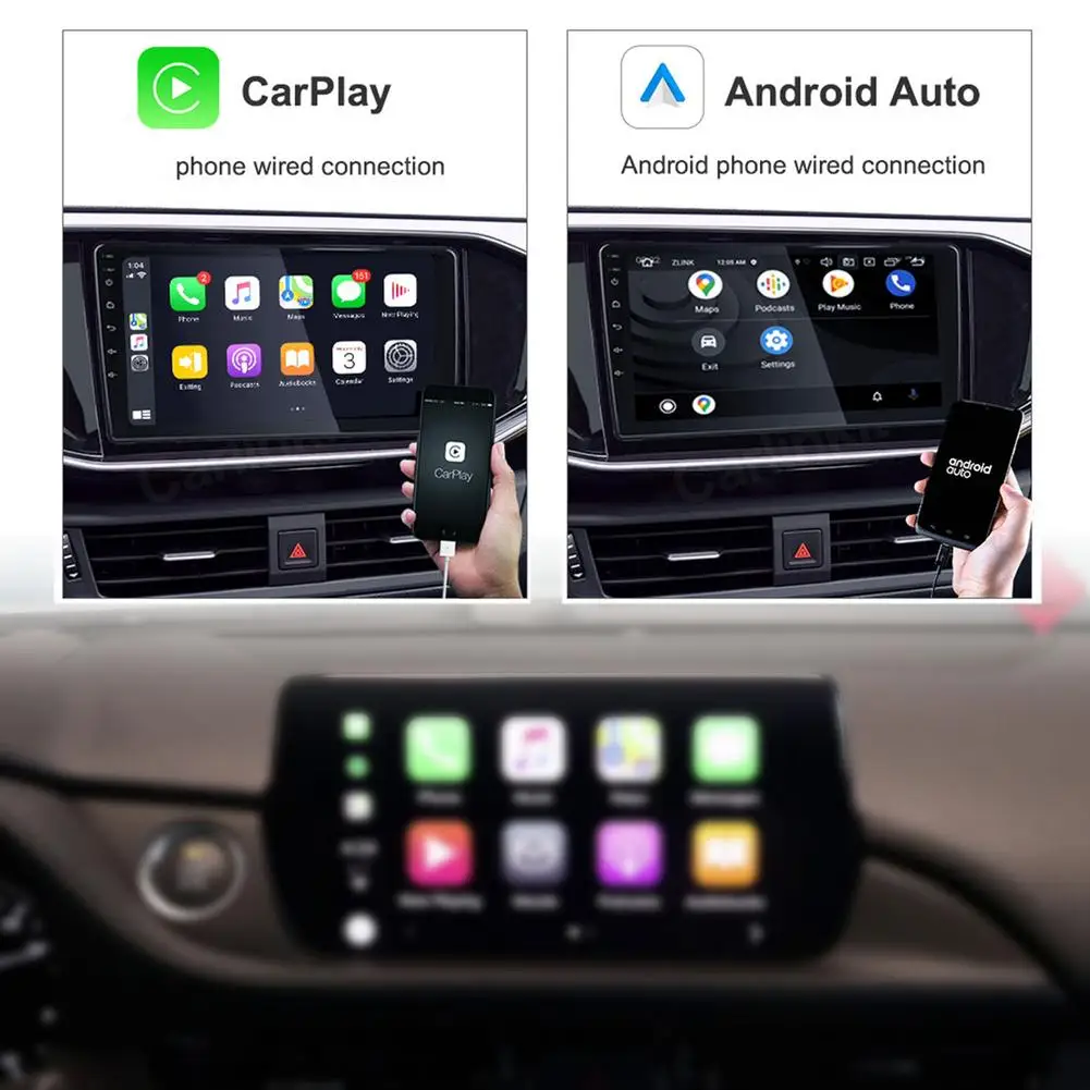 Auto Bezdrôtový Carplay Adaptér Android Auto Dongle Zrkadlo USB Adaptér Pre Android GPS Navigácie Hráč Zrkadlo Link, Prehrávanie Hudby