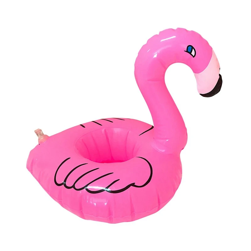 Bazén Stáť Stranou Zariadenia Držiteľ Plávajúce Nafukovacie Matrace Plaváky Mini Nápoje Plavecký Pohár Bar Tácky Flamingo Hračky Ružový
