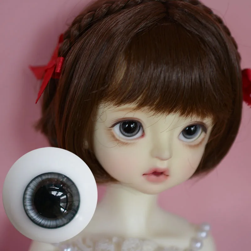 BJD bábika oka Gule sú vhodné pre 1/3 1/4 1/6 veľkosť ľudské štýl čokoládovo hnedá krúžok sklo oka gule bábika príslušenstvo