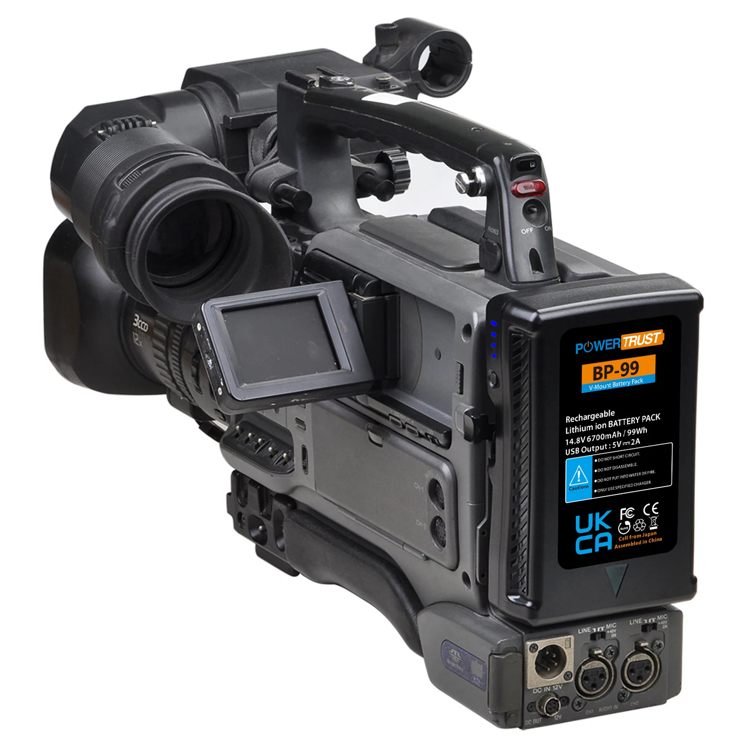 BP-99 99WH V Mount V-Zámok Batérie pre Sony HVR-S270C platobného média wpm-EX3 EX330K Video, Digitálne Kamery, Vysielanie LED Svetlo