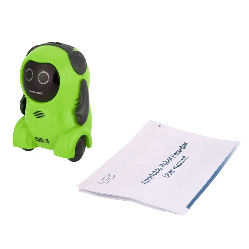 DDG-2/3 Intelligent Smart Mini Pocket Nahrávanie Hlasu RC Robot Záznamník Krúžiť Voľne 360 Rotácie Ramena Hračky pre Deti Zábavný Darček