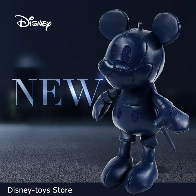 Disney Mickey Mouse Bábika Pu Kožené Keychains Roztomilý Kreslený Dieťa, Chlapec, Dievča Krúžok Žien Krásna Taška Prívesok Na Nový Kľúč Accessorie