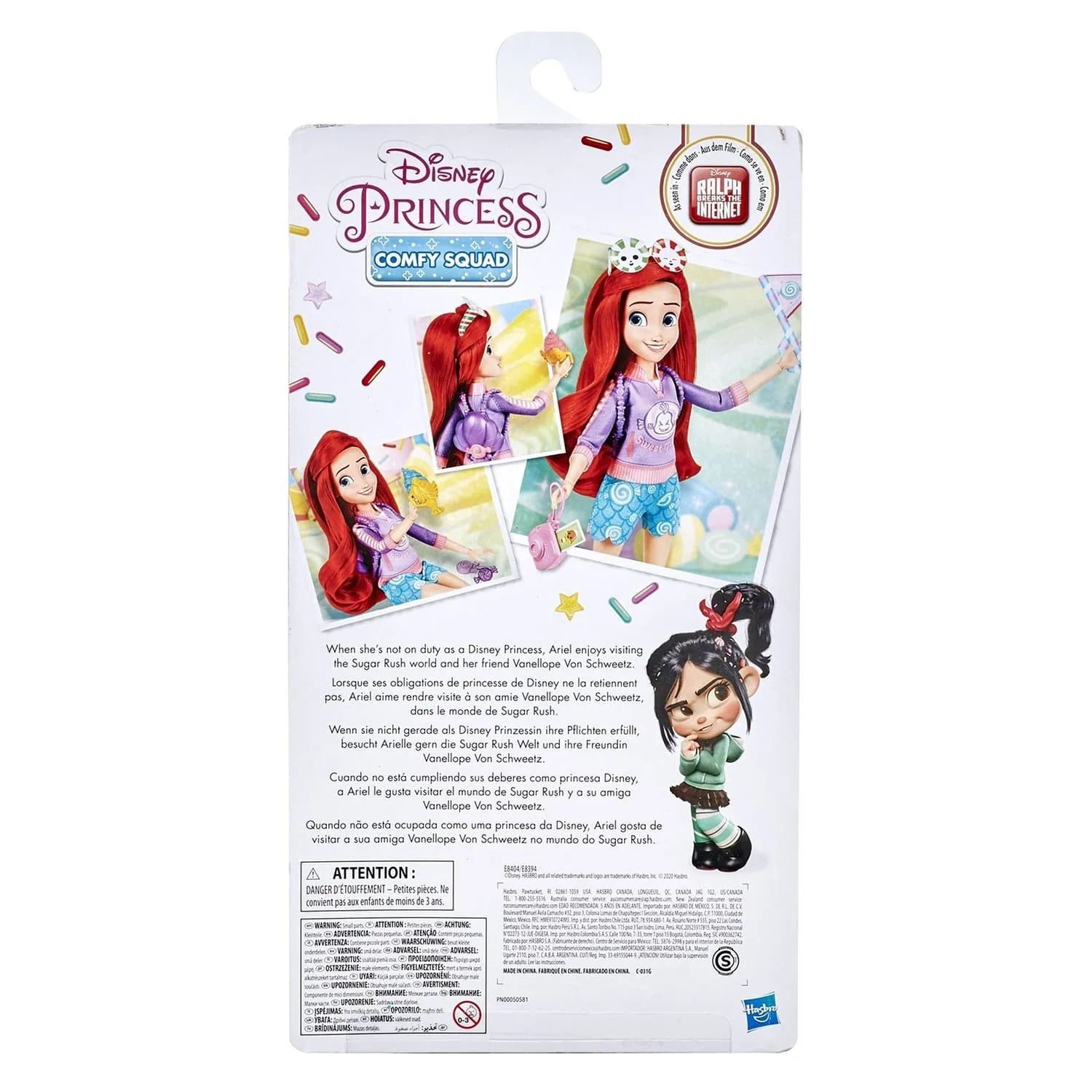 Disney Princezná Ariel bábika s komfi príslušenstvo 0