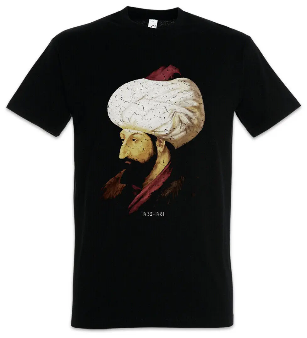 Dobyvateľ Osmanský Sultán Mehmed II Fatih T-Shirt. Letné Bavlnené O-Krku Krátke Rukáv Tričko Pánske Nové S-3XL 0
