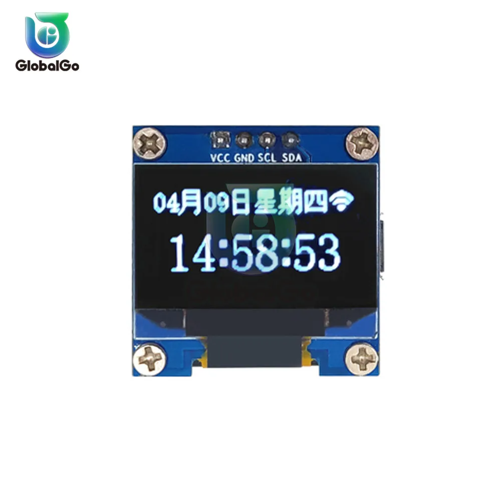 ESP8266 0.96 palcový OLED Displej Modul WiFi Hodiny LCD Displej ESP-12F DIY Predpoveď Počasia IIC I2C Rozhranie 5V ESP12F Pre Arduino