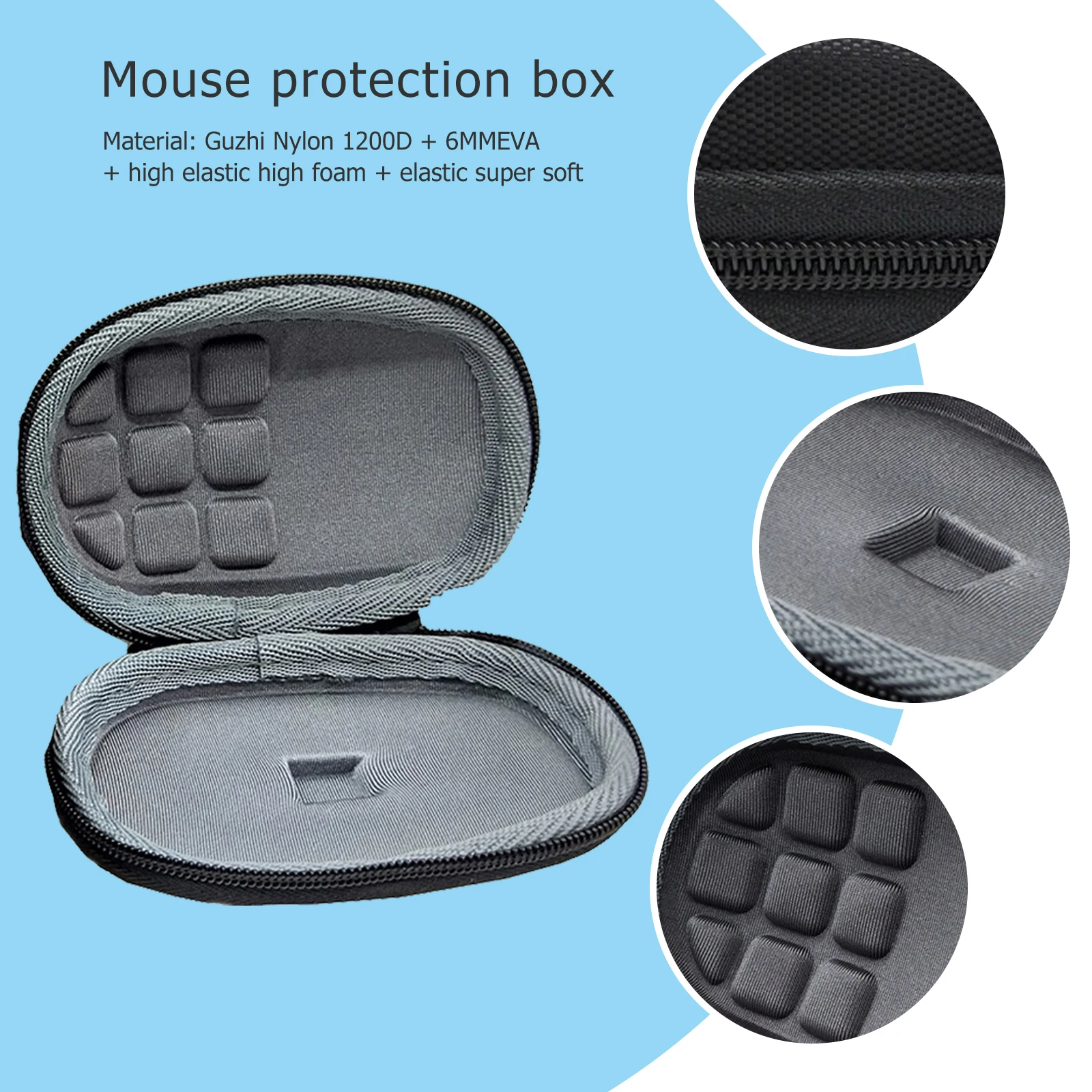 EVA Wireless Mouse puzdro Pre Počítačových Myší Ochranné Prenosné Cestovné Skladovacie Puzdro Taška pre MX Kdekoľvek 2S Príslušenstvo