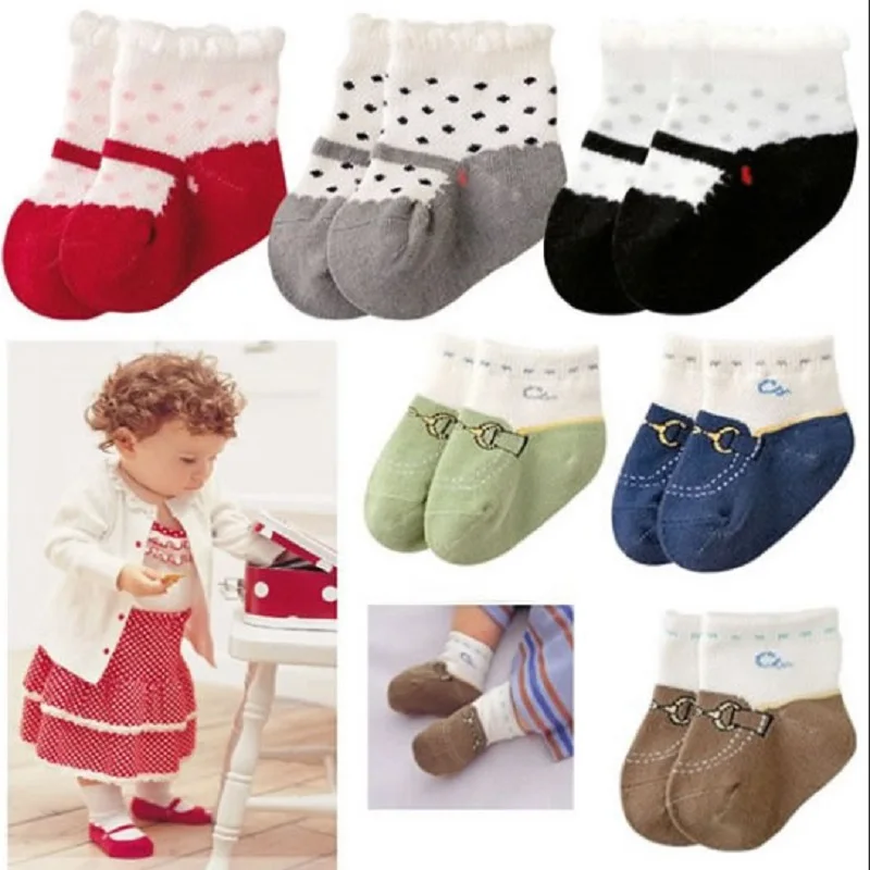 Hooyi Deti Ponožky Novorodenca Poschodí Obuvi Unisex Detské Ponožky Deti pantufa Batoľa ponožky non-slip Dievča Členok Vysokej