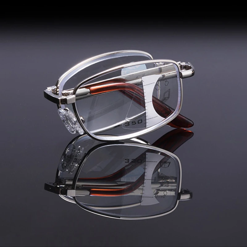 Imwete Progresívna Multifokálna Okuliare Na Čítanie Muži Ženy Skladacie Smart Zoom Anti-Blue-Ray Ďalekozrakosť Okuliare S Box +1.0 1.5 2.0 0