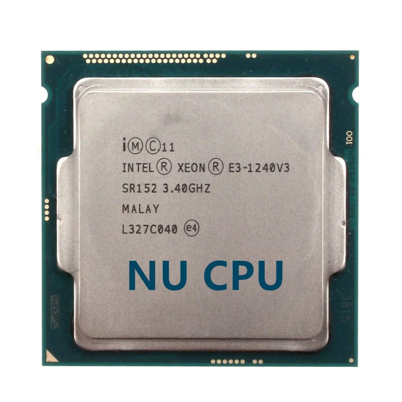 Intel Xeon E3-1240 v3 E3 1240v3 E3 1240 v3 3.4 GHz Quad-Core Osem-Niť CPU Procesor 8M 80W LGA 1150