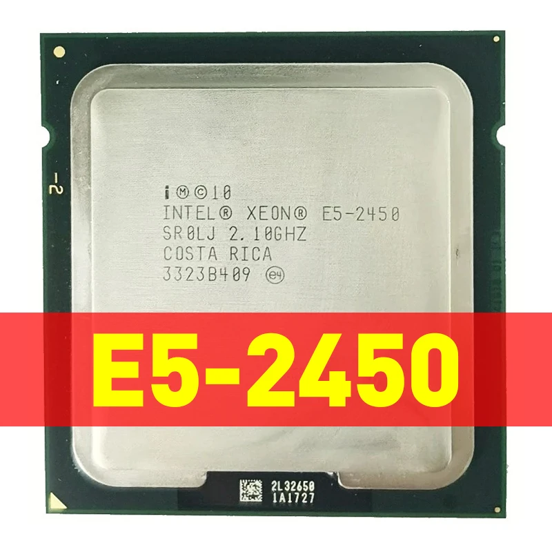 Intel Xeon E5-2450 E5 2450 2.1 GHz Osem-Core Šestnásť-Niť CPU Procesor 20M 95W LGA 1356
