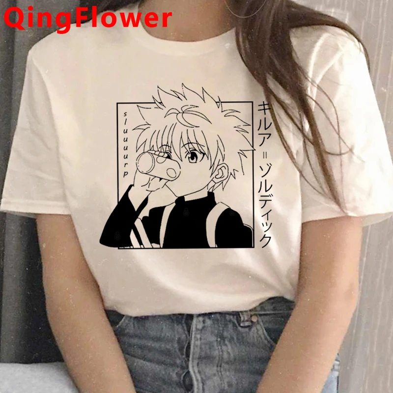 Japonské Anime Hunter X Hunter T Shirt Mužov Hisoka Legrační Karikatúra T-shirt Lete Casuao Tričko Kawaii Killua Grafické Tees Muž 0