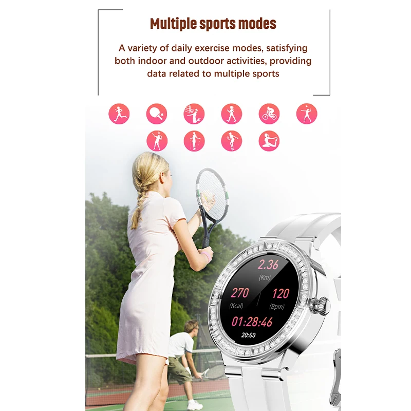 LIGE Smart Hodinky Ženy Šport Fitness Tracker Hodinky Spánku Monitorovanie Srdcovej frekvencie Nepremokavé 2022 Nové Smartwatch Pre Android IOS 0