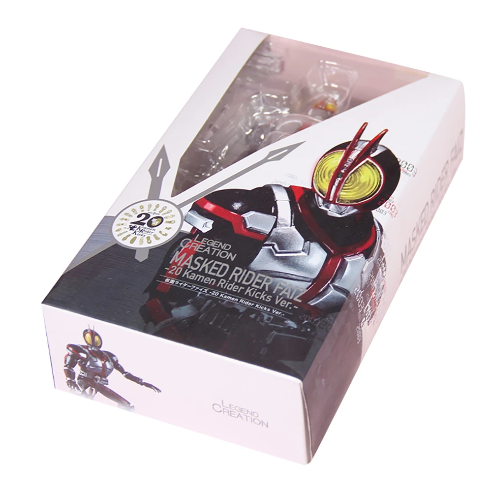 Maskovaný Rider 555 20. výročie Kamen Rider Faiz Akcie Obrázok Model Hračky PVC 15 CM Kolekcia Dary Ploche Dekorácie 0