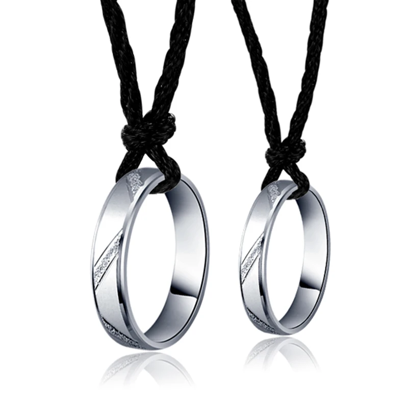 Moderné Snubné Prstene Čistý 925 Sterling Silver Šperky Príslušenstvo Milovníkov Mikro-Peeling, Striebro Pár Prstene pre Ženy / Muži