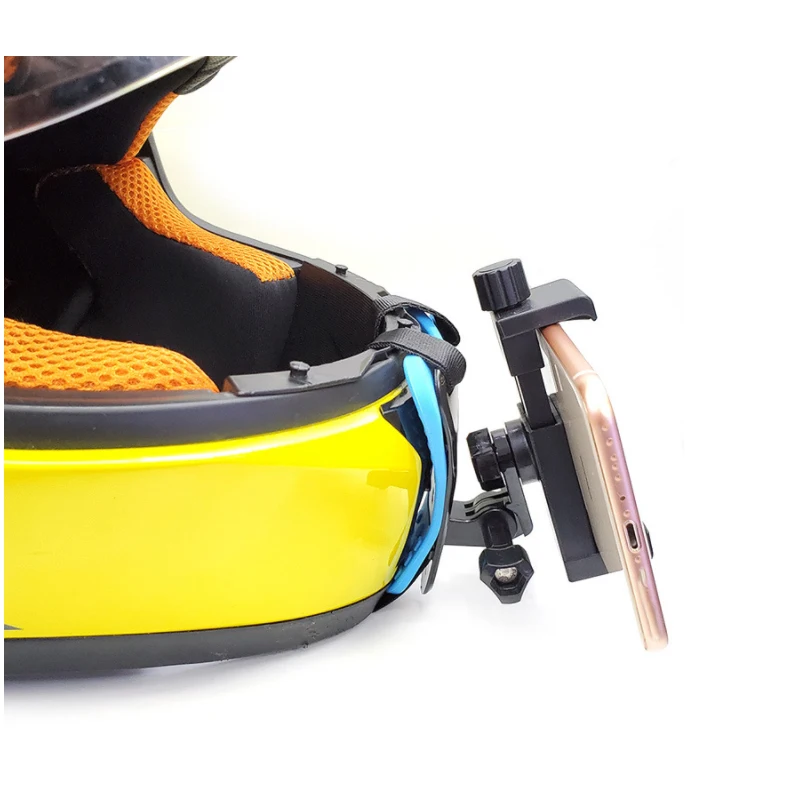 Motocyklové Prilby Chin Popruh Mount Držiak pre GoPro Hero 9 8 7 5 Motocykel Akčná Športová Kamera Full Face Držiteľ
