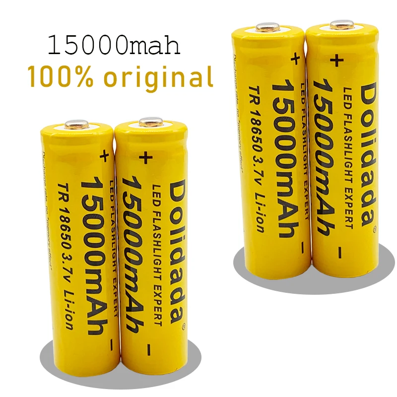 Nové 18650 3,7 v 15000mAh nabíjateľná lítium-iónová batéria lítium-iónových batérií pre baterku svetlometov elektronické hračky