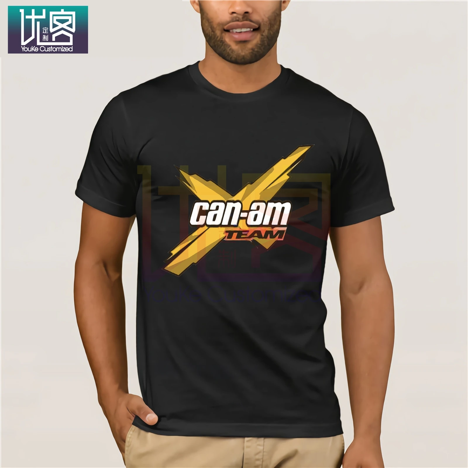 Nové Can-Am X Tím BRP Predám ATV T-shirt Topy Letnej Pohode Funny T-Shirt Muž Harajuku Top Fitness Oblečenie Značky Camisa Brasil 0
