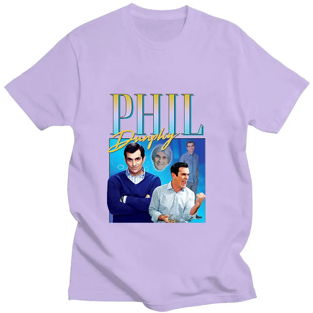 Phil Dunphy TV Zobraziť Poslať Priateľovi Darček Harajuku Zaujímavé Tlač Letné Krátke Bavlnené Tenké Šport Voľné Muž T-shirt Jednoduché