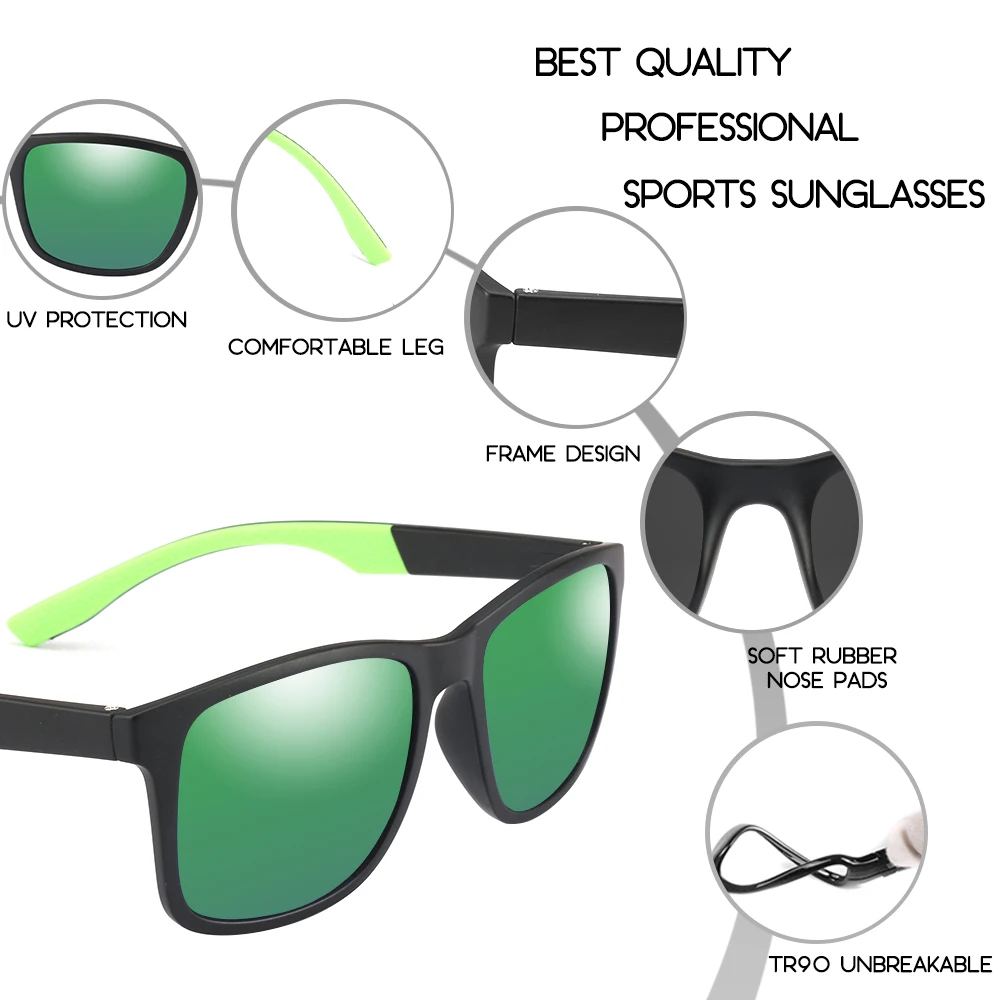 Polarizované slnečné Okuliare Mužov Ultralight TR90 Značky Dizajnér Ovládač Odtiene Male Retro Slnečné Okuliare Pre Mužov Námestie Štýl Okuliare UV400