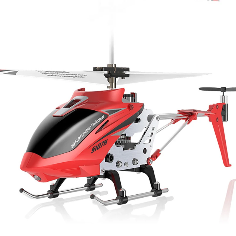 Pôvodné SYMA S107H 2.4 G rádio mini diaľkové ovládanie vrtuľníku model kovového gyroskop, diaľkové ovládanie vrtuľníku chlapec hračka darček