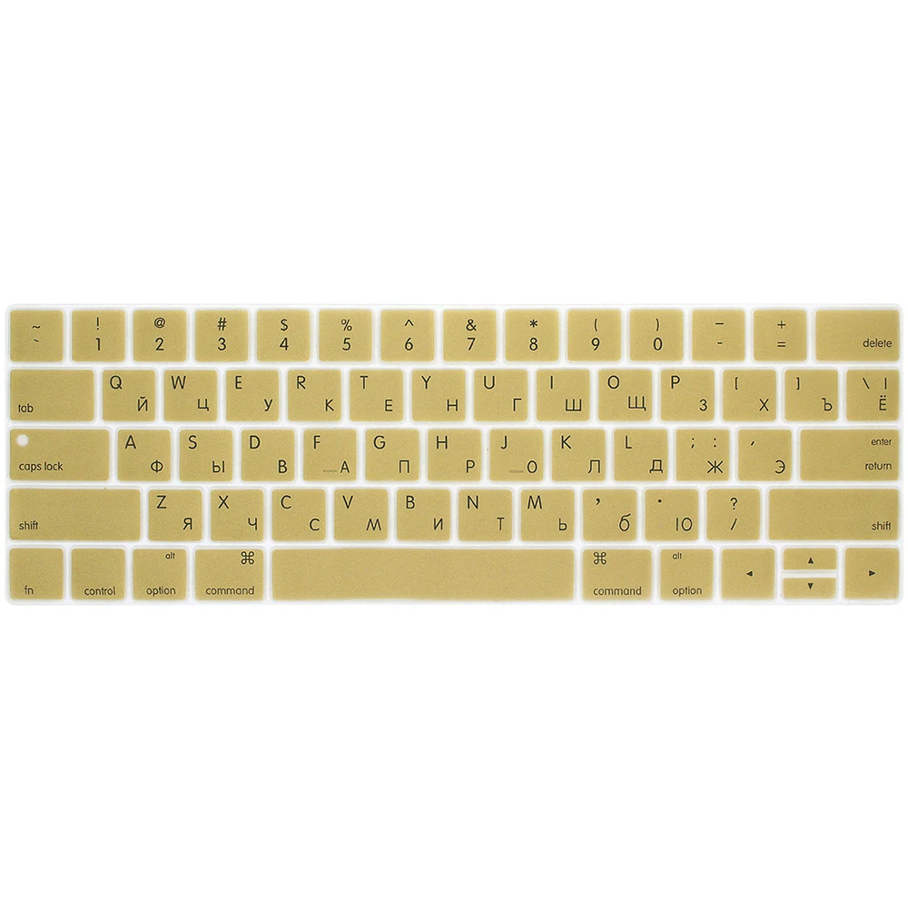Ruská klávesnica kryt Pre Mac Book 13 15 palcov s Dotyk Bar A1706 A1707 A1989 1990 Notebooku, Klávesnice Kryty Farba klávesnice film 0