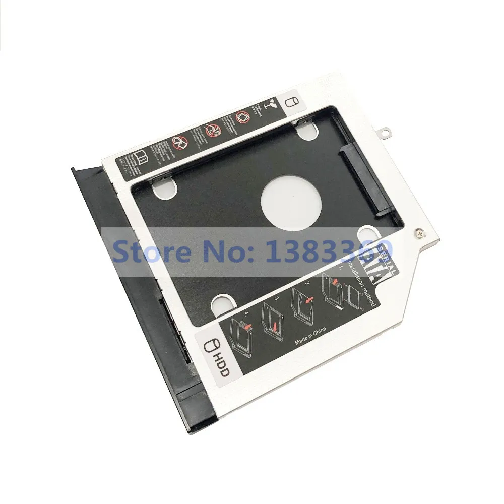SATA 2. Pevný Disk SSD HDD Modul Caddy Adaptér pre Lenovo Ideapad V510-14IKB E42-80 S Rámčekom a Držiakom 0