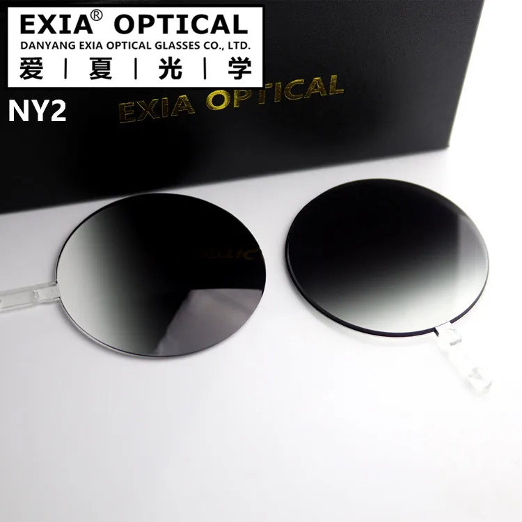 Slnečné okuliare, Šošovky Nylon Materiál Gradient Šedá Farba EXIA OPTICKÉ NY2 Série 0