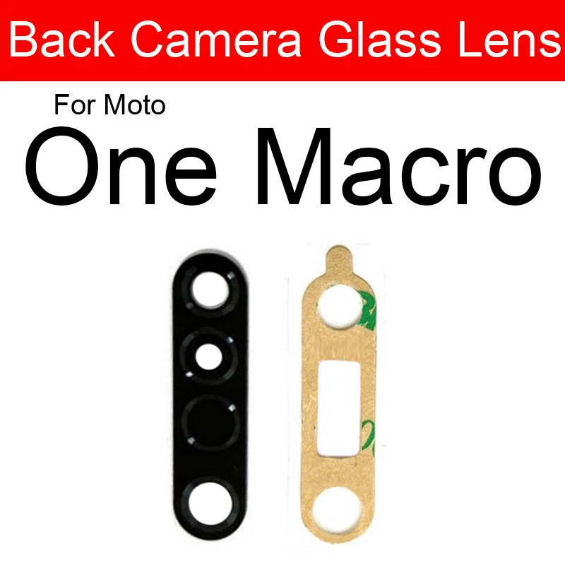 Späť Zadný Fotoaparát Sklo Objektívu Nálepka Pre Motorola Moto Jedna Vízia Výkon Činnosti Makro, Zoom, Hyper Fusion+ Plus P30 Hrať Časti 0