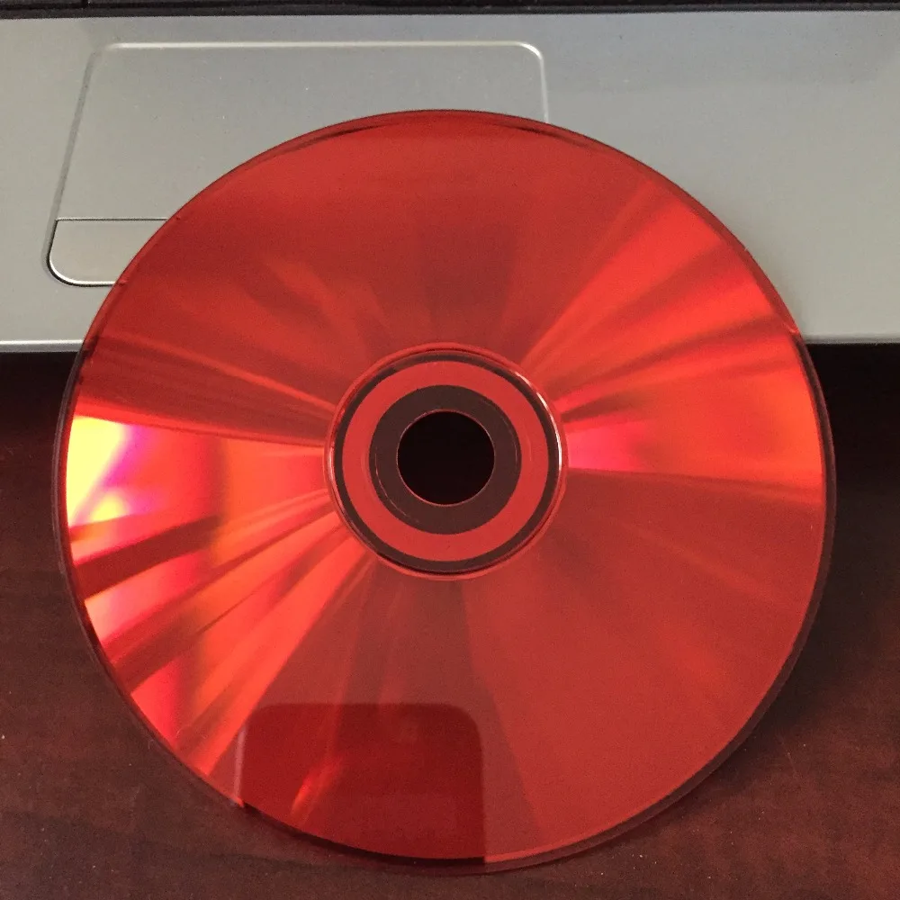 Veľkoobchod 50 Disky Yihui Triedy A 700 MB, 52x Koleso Automobilu Prázdne Vytlačené Červený Disk CD-R