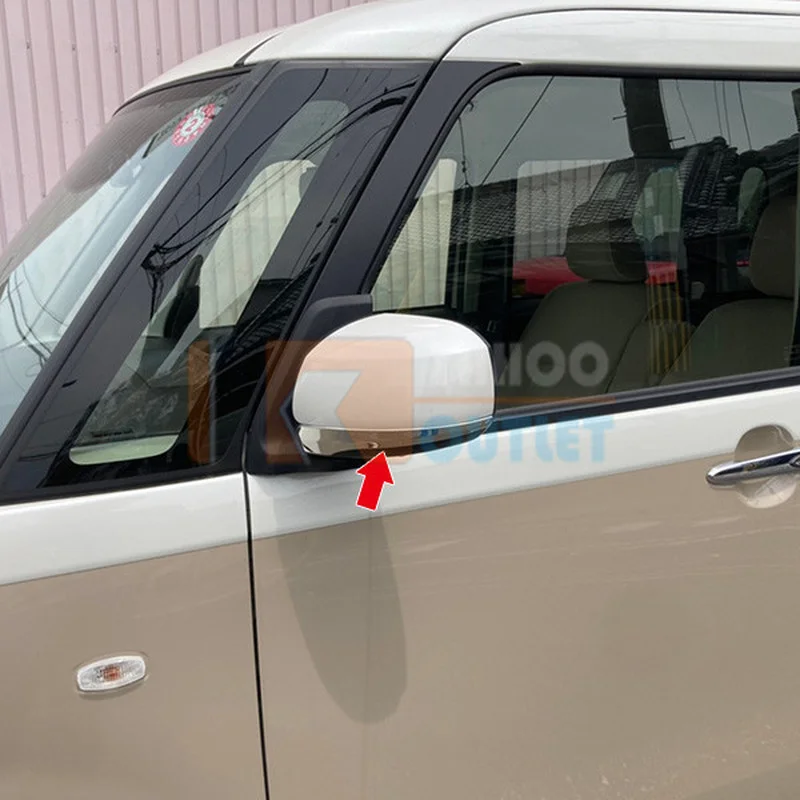 Zrkadlo Obloha Chránič Výbava Auta Výzdoba pre Daihatsu Move Canbus Nehrdzavejúcej Ocele Auto Chrome Nálepky Príslušenstvo 0