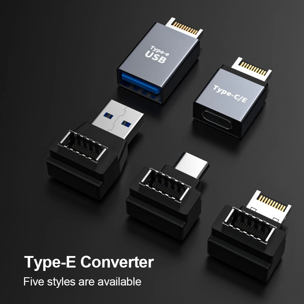 Základná doska Typ E Typ C/USB Adaptér Podporu USB3.0/3.0,5/10Gbps Plnej Rýchlosti Stolný Počítač PC Konektor Konvertor