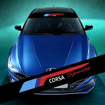 Pre Opel Corsa Auto Predné Sklo Zabrániť Slnečného Svetla, Odraz Samolepky, Dekorácie Obtlačky Styling Diely Príslušenstvo