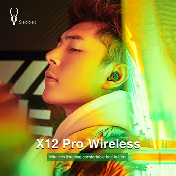 Sabbat X12 Pro TWS Bezdrôtový BLE Športové Slúchadlá Hifi Slúchadlá Nepremokavé 6D Stereo Slúchadlá Aktívne tlmenie Hluku-Zrušiť Pre váš Telefón Android 3