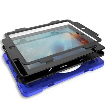 Pre Apple iPad 2 / 3 / 4 Shockproof Detský Chránič Case For iPad2/3/4 Ťažkých Silikónové Pevný Kryt stojan dizajn Strane ortézy