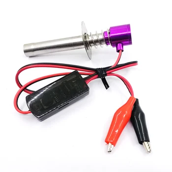 HSP Elektrické sviečky Žeraviace Plug Starter Igniter na 1:8 1:10 Nitro Buggy Voz RC Model Auto Rock crawler auto 5