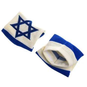 Pár Štýlový Star Izrael Vlajka Vzor Ponožky Pre Mužov