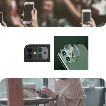 Mobilný Telefón Späť Fotoaparát, Objektív Tvrdeného Skla Chránič Film Pre iPhone 11 Anti-Blu-ray Kryt Objektívu 0