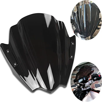Parabrisas Moto Univerzálne Motocyklové čelné Sklo Čelné sklo 7/8 cm & 1Inch Riadidlá pre Benelli Honda, Kawasaki Suzuki Yamaha Fz