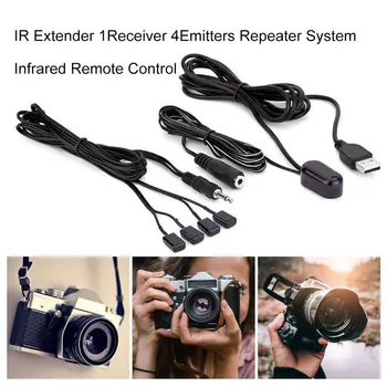 IR rozširovacie zariadenie 1receiver 4emitters Repeater Systém Infračerveného Diaľkového Ovládania Dropshipping Fotoaparát / Kamera ONLENY