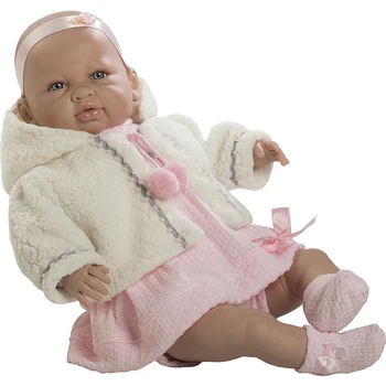 Berbese, novorodencov bábika Sara mäkké telo 52 cm dať preč (52041)