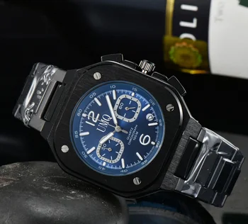 2021 nové UMQ Quartz hodinky mužov BR bell hodinky z nerezovej ocele ross hodinky náramkové hodinky luxusné vojenské hodinky 3