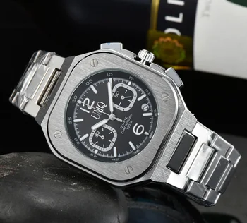 2021 nové UMQ Quartz hodinky mužov BR bell hodinky z nerezovej ocele ross hodinky náramkové hodinky luxusné vojenské hodinky 5