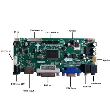 Kompatibilný s HDMI Radič rada ovládač LCD LVDS súprava Audio M. NT68676 Pre LP154WE2-TLA4/TLA7 LP154WE2 TL 1680*1050 Obrazovke urob si sám 0