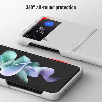 Nová Technológia Úlety Farba Pohodlné Zrnitý Dotyk Puzdro Pre Samsung Galaxy Z Flip 3 Veci 1