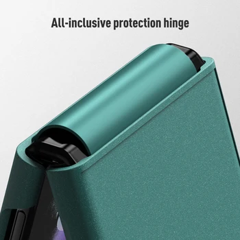 Nová Technológia Úlety Farba Pohodlné Zrnitý Dotyk Puzdro Pre Samsung Galaxy Z Flip 3 Veci 4