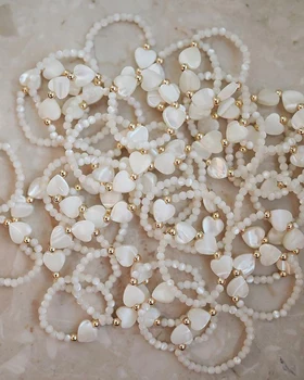 Geometrické Moonstone Pearl Prstene pre Ženy, Dievčatá, Srdce, Hviezda Flower Multi-štýl Prírodných Sladkovodných Perál Krúžok Veľkoobchod Šperky