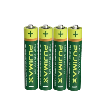 PUJIMAX 40Pcs Uhlíkové Batérie 1,5 V AAA R03P Suché Batérie Extra Ťažká Jedno Použitie Batérie Nový Upgrade Bezpečné a Trvalé 2